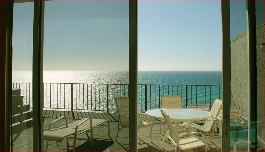 Comfortable bedrooms with breathtaking gulf and beach views.