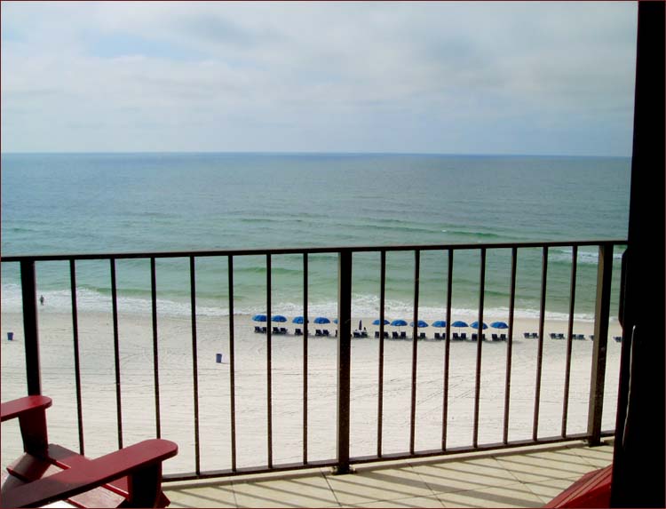 Spectacular views from the private balcony of Edgewater Beach Resort Condo 611